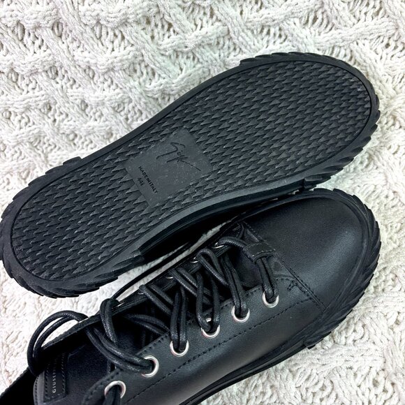 NEW Giuseppe Zanotti $725 Blabber Low Top Sneaker Shoes Black Mens 44.5EU 11.5US - Picture 14 of 15